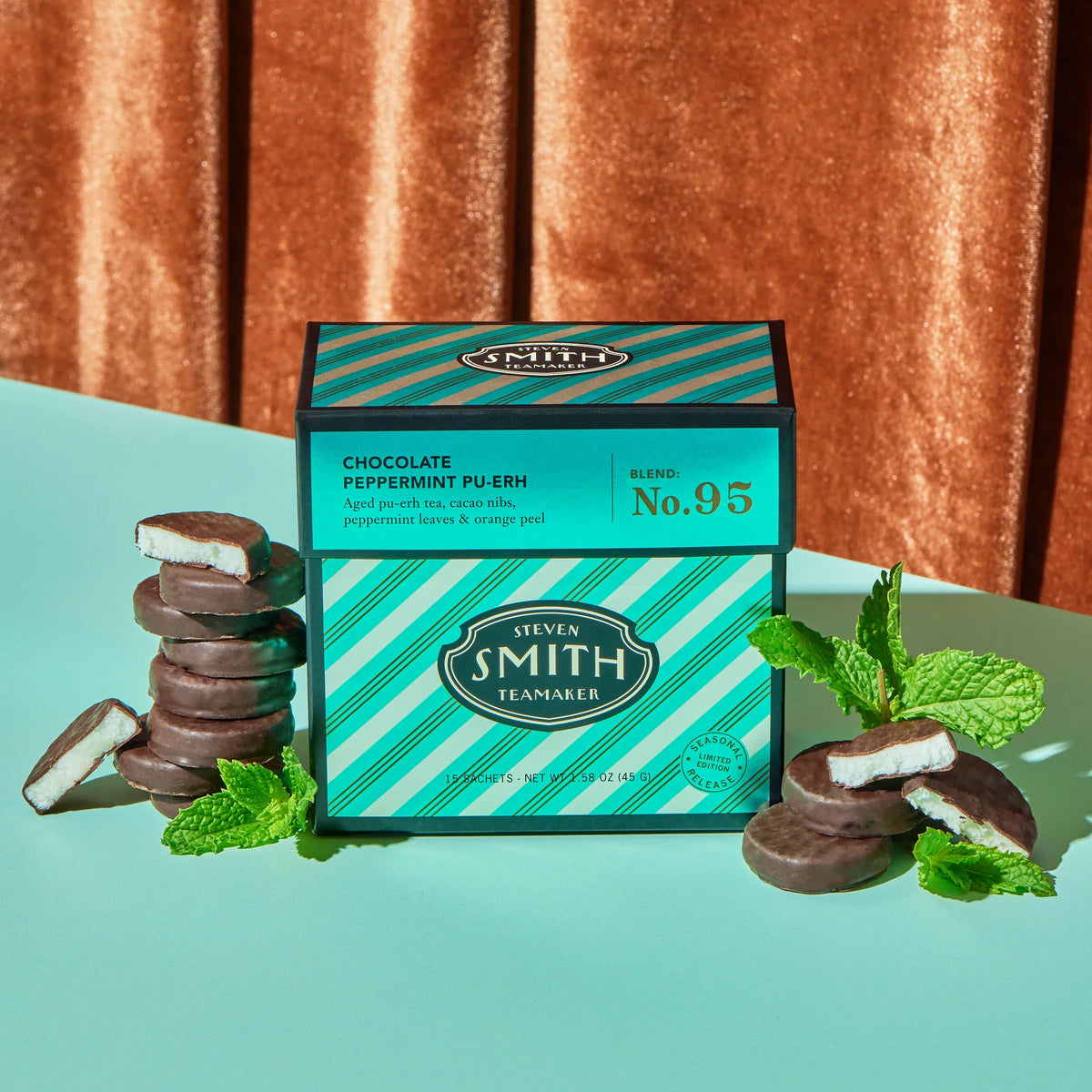 Chocolate Peppermint Pu-erh Midmorning Sip Selection
