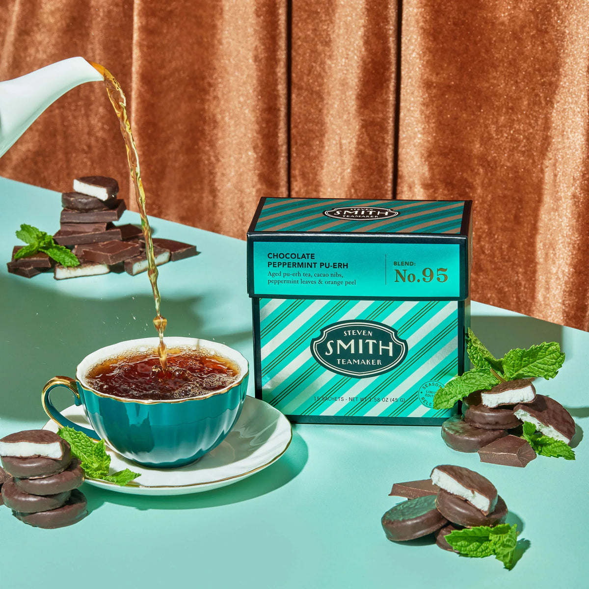 Chocolate Peppermint Pu-erh Midmorning Sip Selection