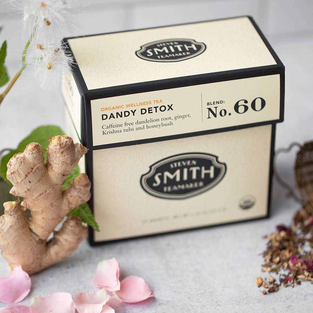 Box of Dandy Detox on a table.