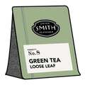 Loose leaf green tea packaging